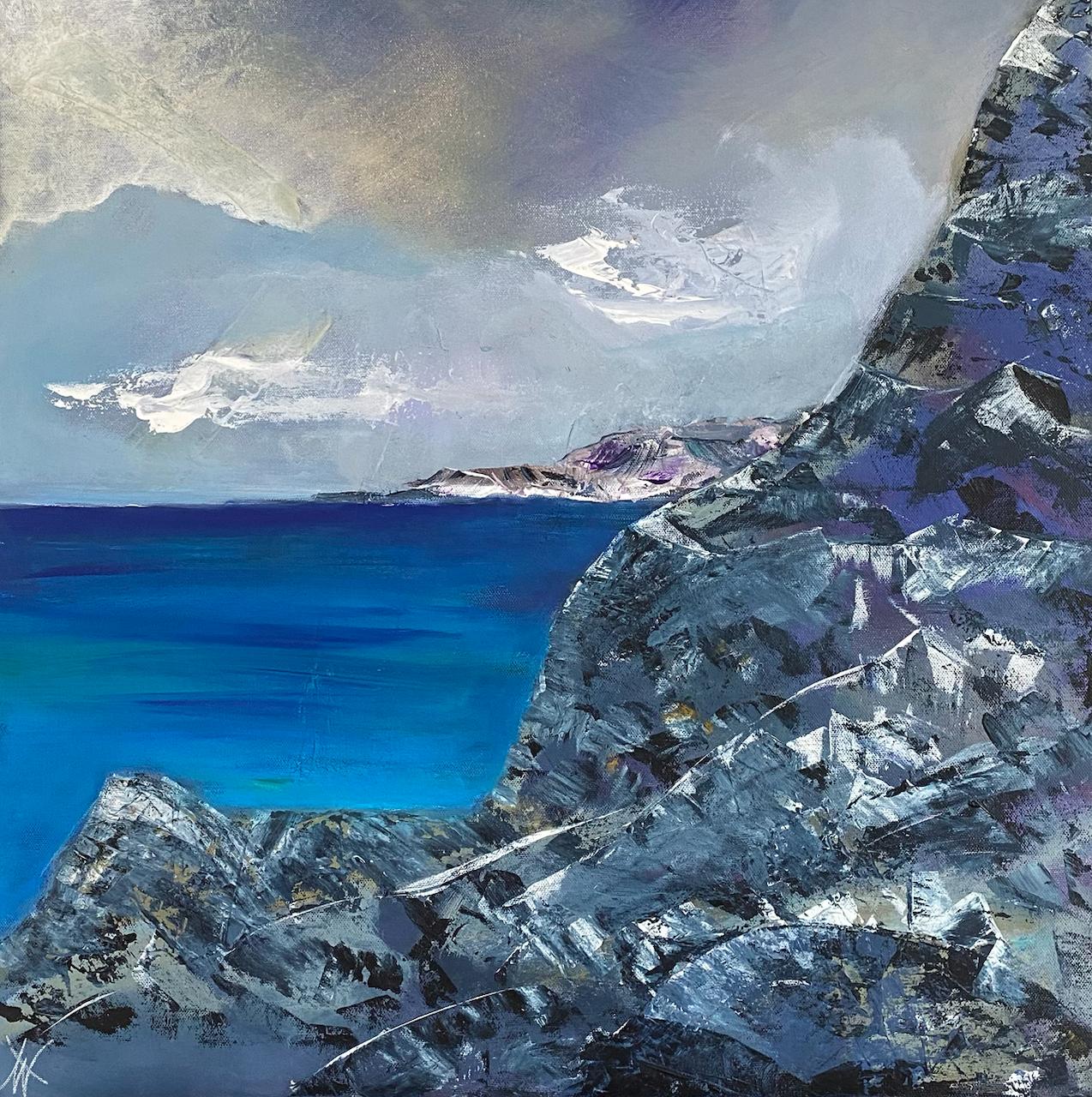 Acrylbild Wenn die Kälte kommt von Angelina W., 60 x 60 cm