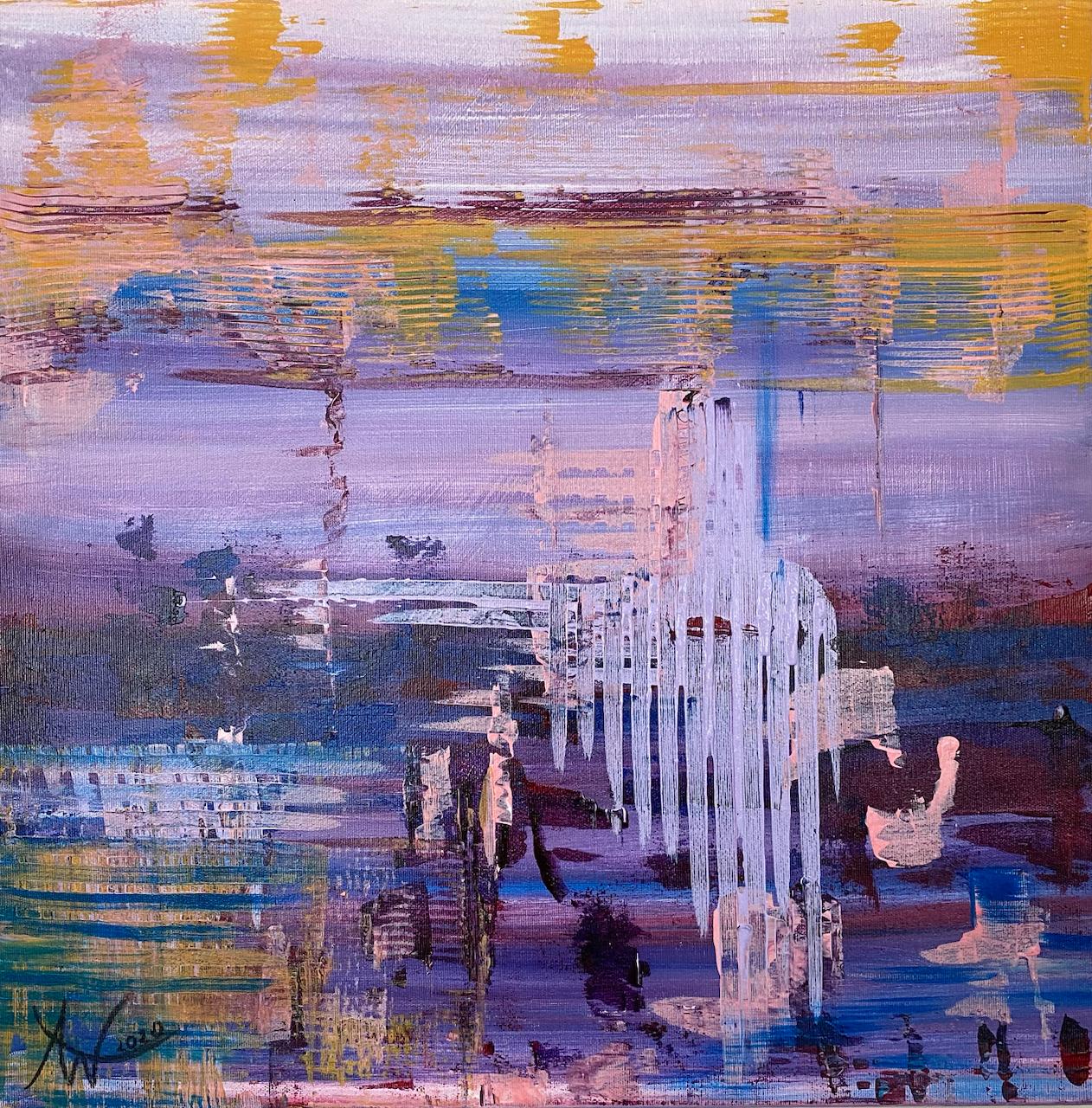 Acrylbild Wut von Angelina W., 60 x 60 cm